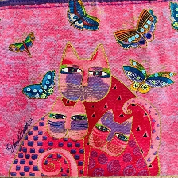 Lauren Burch Cat Tote Bag - Picture 2 of 8